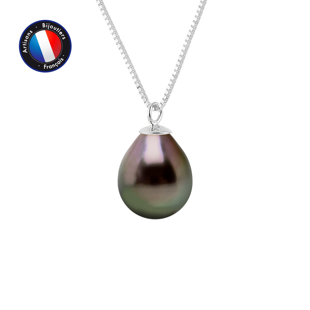 PERLINEA - Collier - Perle de Tahiti - Bouton 8-9 mm