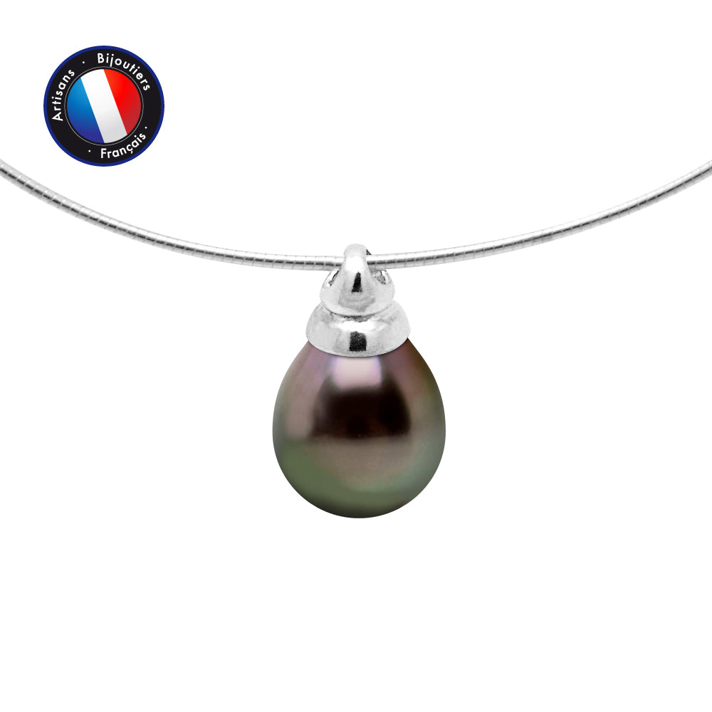 PERLINEA - Collier - Perle de Tahiti - Bouton 8-9 mm