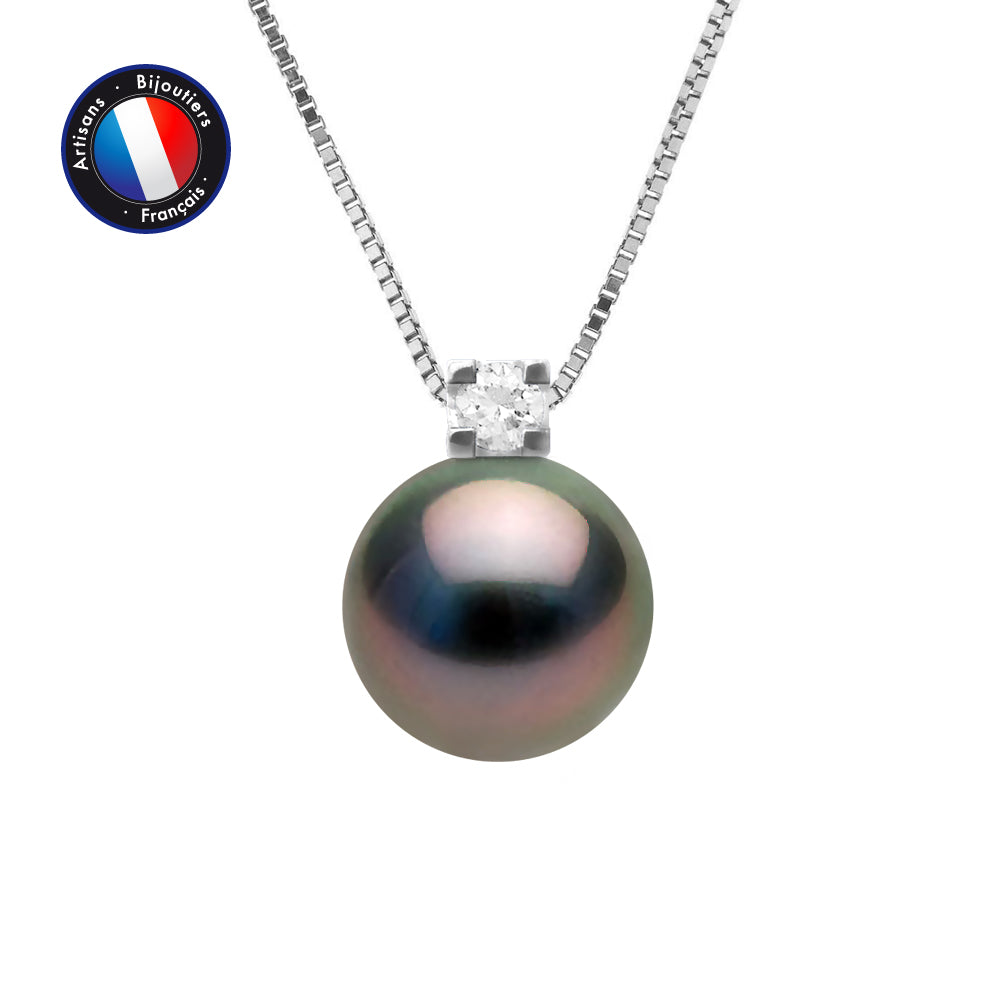 PERLINEA - Collier - Perle de Tahiti - Ronde 8-9 mm